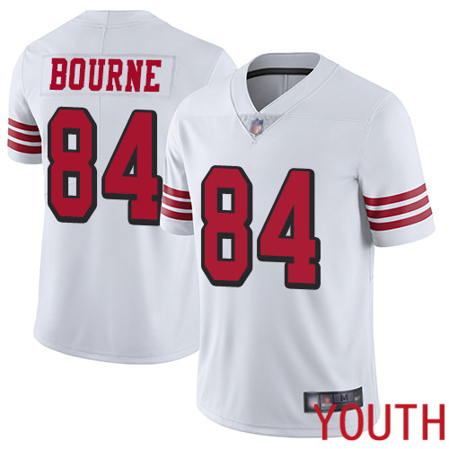 San Francisco 49ers Limited White Youth Kendrick Bourne NFL Jersey #84 Rush Vapor Untouchable